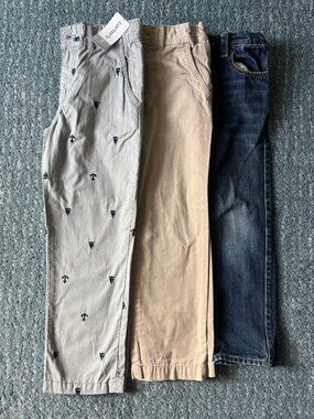 BOYS Pants Collection, size 7, sold as a LOT (3 pieces)